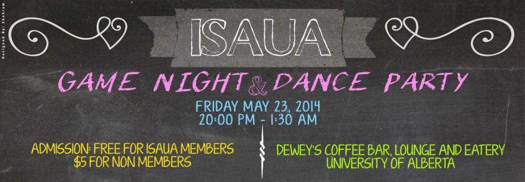 ISAUA Game Night and Dance Party